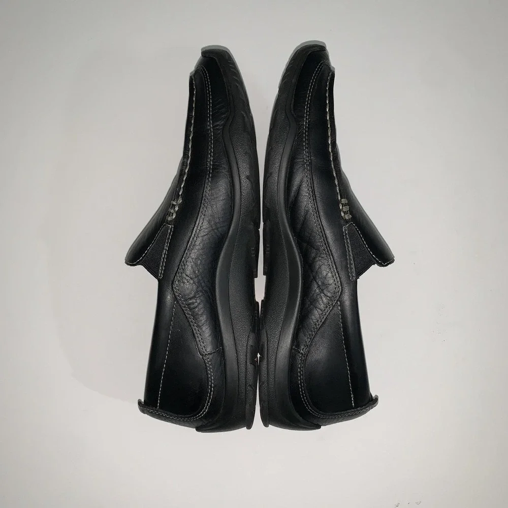 Cole Haan Shoes Mens Size 8 Black Leather Slip On Loafers Casual